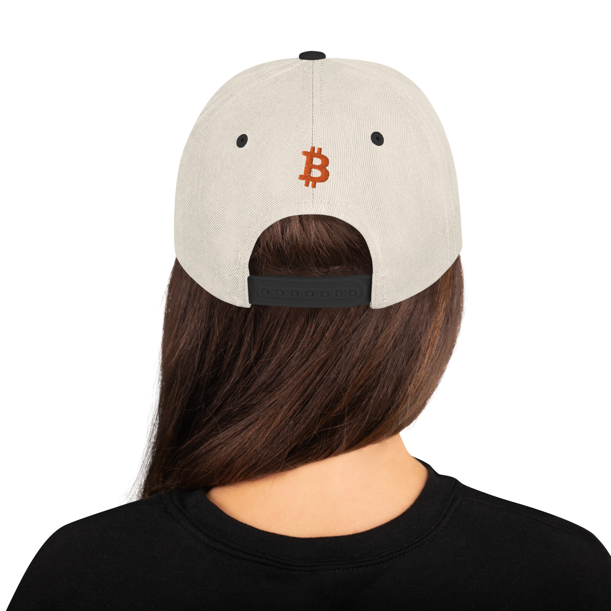 Snapback Hat Bitcoin Logo
